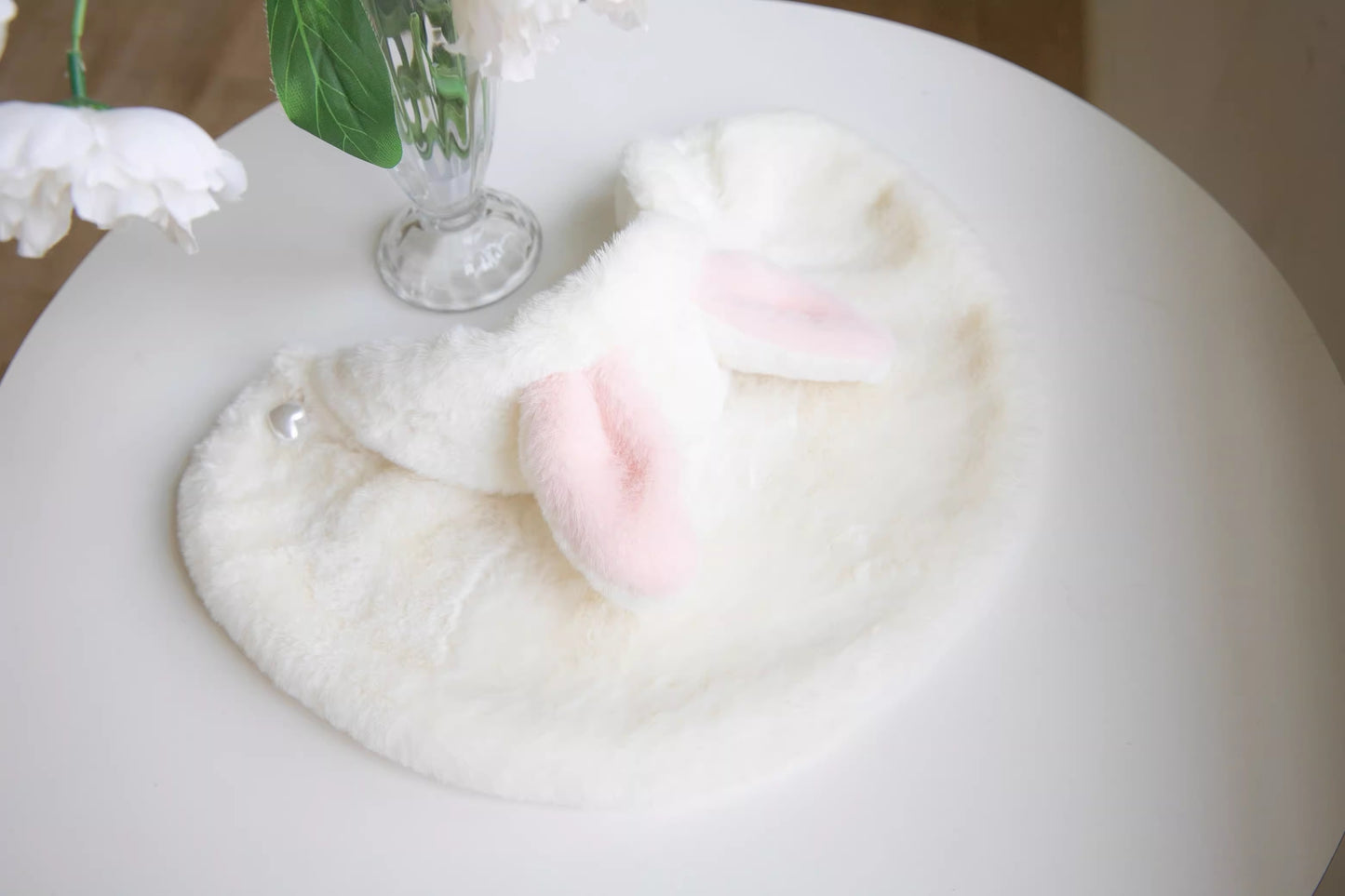 ☆ふわもこウサ耳マント☆
