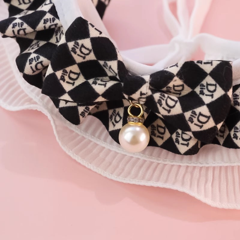 ☆リボン付きプリーツフリルスタイ☆