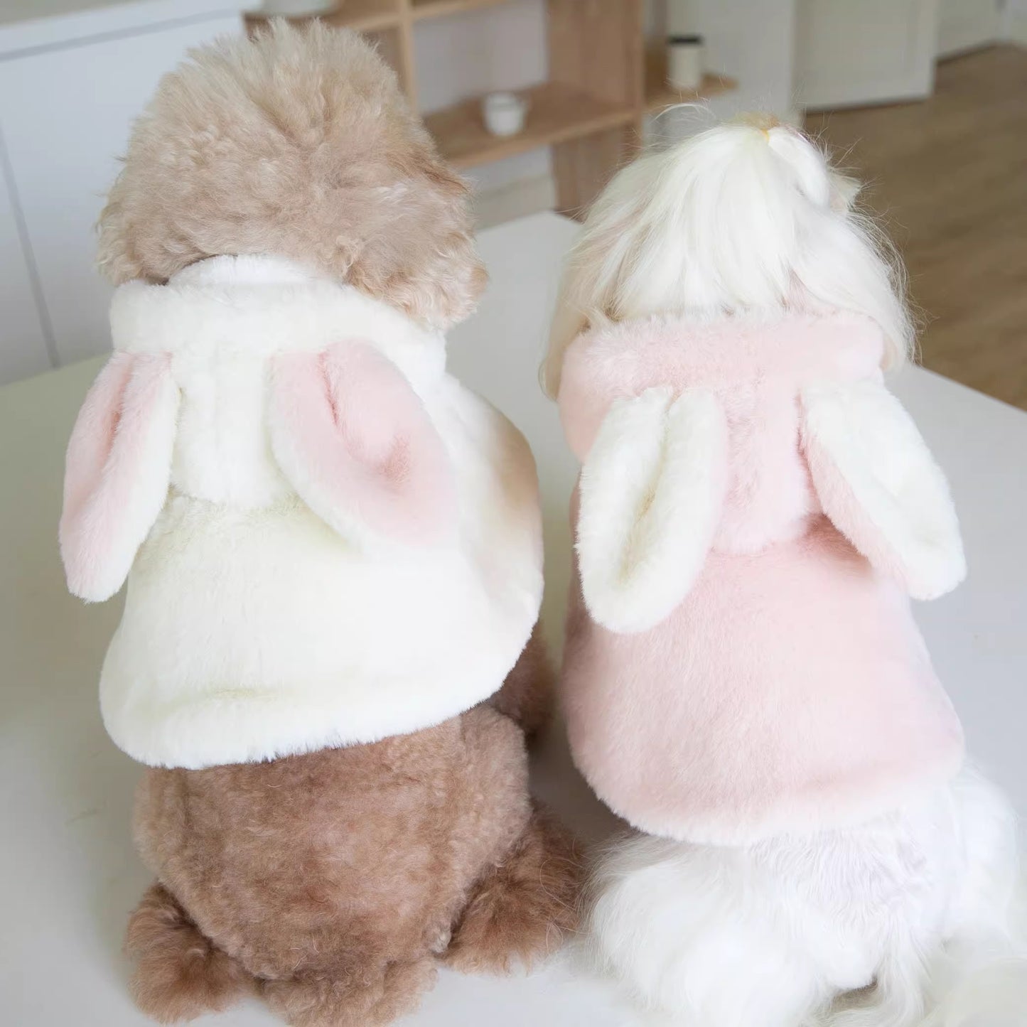 ☆ふわもこウサ耳マント☆