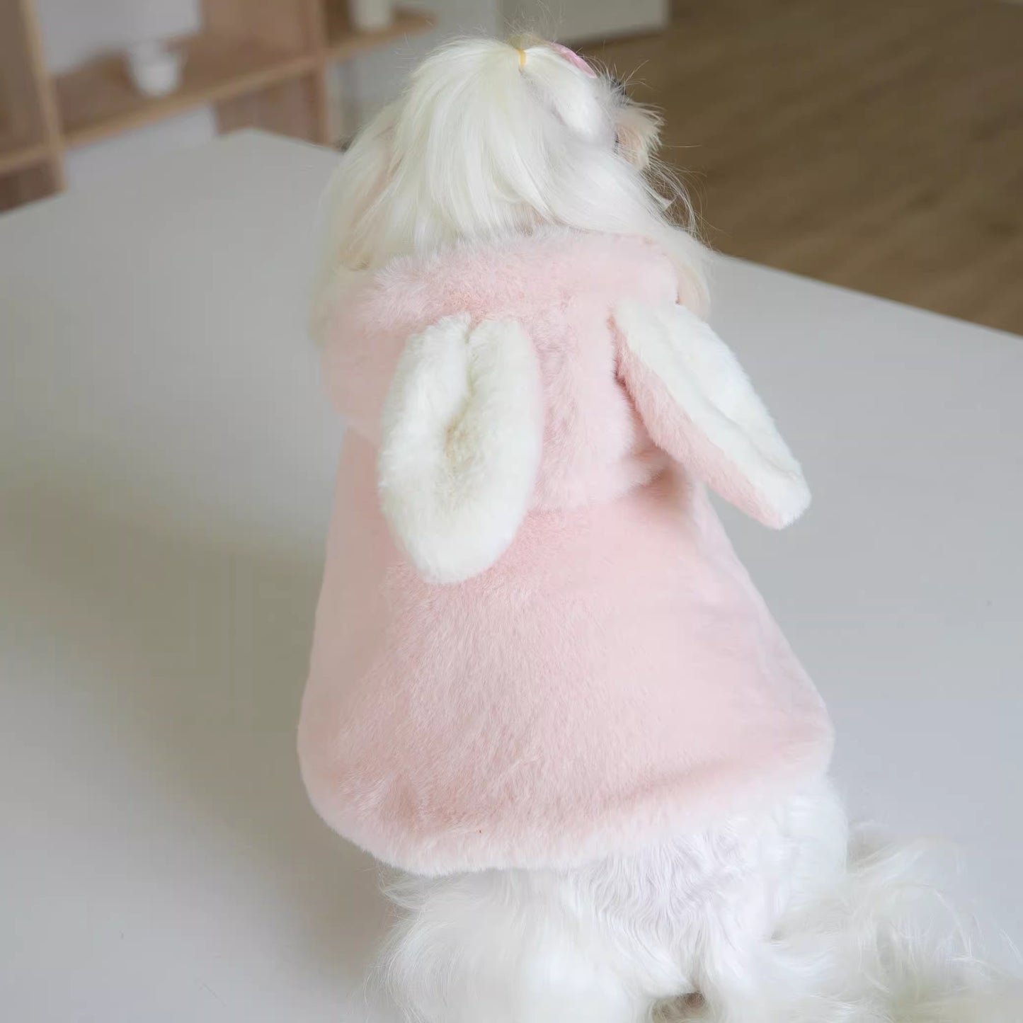☆ふわもこウサ耳マント☆