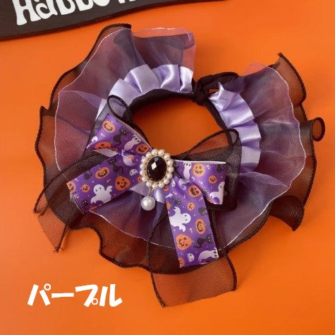 ☆ハロウィンレースリボンスタイ☆