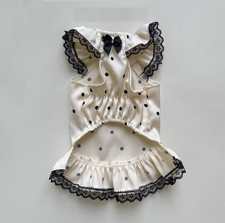 ☆ドット柄フリルワンピース☆