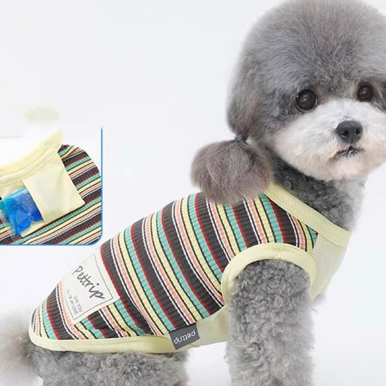 ☆保冷剤ポケット付ボーダーTシャツ☆