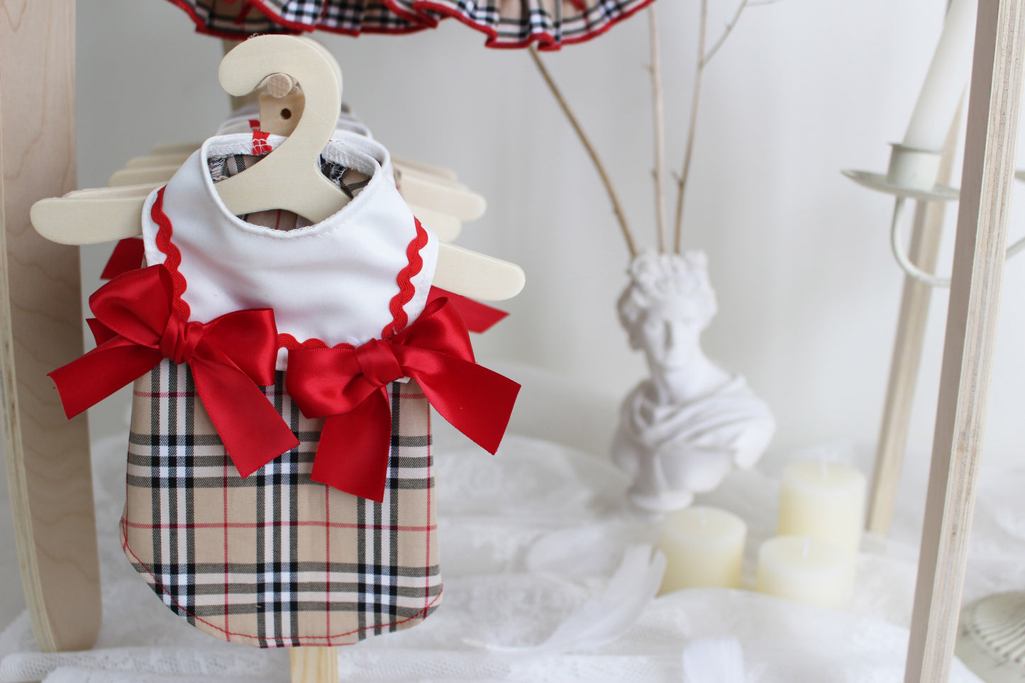 チェックリボンワンピース☆