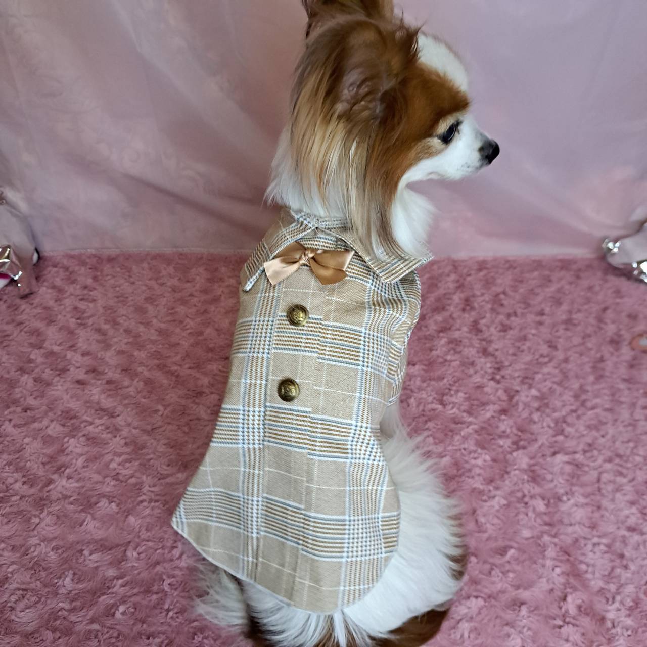 【即納品】チェックリボンワンピース&チェックリボンシャツ☆
