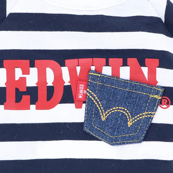 2023春夏 EDWIN（エドウィン）デニムポケットボーダーTシャツ